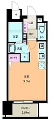 108二十人町 ワンルームの間取図画像