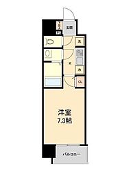 HF仙台本町レジデンス 1Kの間取図画像