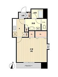 S-FORT榴岡公園 1Kの間取図画像