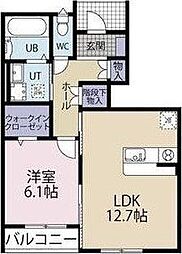 さくら88 1LDKの間取図画像