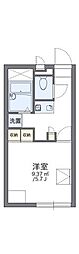 レオパレスエクセル歩坂町3 1Kの間取図画像