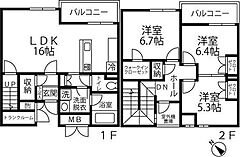 物件の間取り