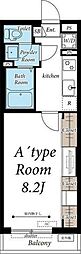 コンフィール富沢 1Kの間取図画像