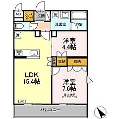 物件の間取り
