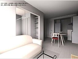 Grand Chariot K 大和町 205 2階1LDKのリビング/ダイニング