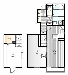 仙台市泉区松森字陣ケ原アパート 1SLDKの間取図画像