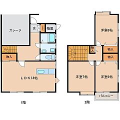 物件の間取り