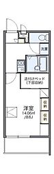 レオパレスV 1Kの間取図画像
