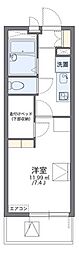 レオパレス福田町南 1Kの間取図画像