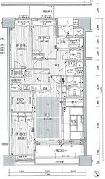 サンデュエル中山クレシェール 4SLDKの間取図画像