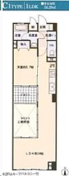プレシャス二日町 1LDKの間取図画像