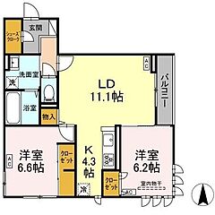 物件の間取り