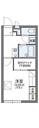 レオパレスエスポワール3 1Kの間取図画像