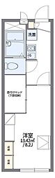 レオパレス黒松 1Kの間取図画像