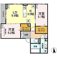物件の間取り