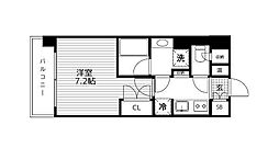 桜ヒルズ仙台榴岡 9階1Kの間取り
