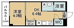 ＴＥＲＡＳＵ仙台 306 3階1DKの間取り