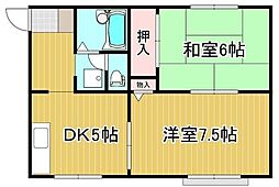 間取図画像 2DK