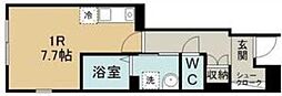 リノヴェルデ泉ケ丘 ワンルームの間取図画像