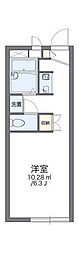 レオパレスネオ 1Kの間取図画像