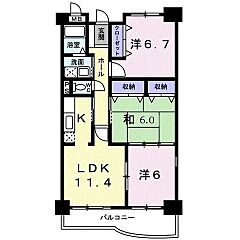 物件の間取り