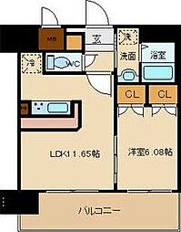 アルティザ仙台花京院 1LDKの間取図画像