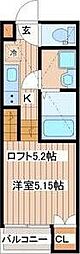 VEGA 1Kの間取図画像