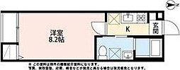 BRIX仙台長町 1Kの間取図画像