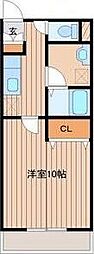 RESIDENZ・S.S. 1Kの間取図画像