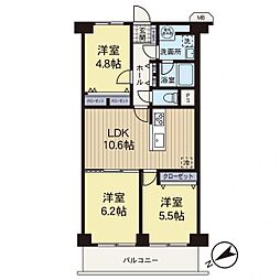 間取図画像 3LDK