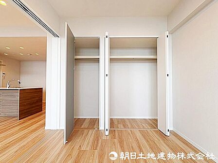 全室にクロゼット／物入。収納力の高いプラン