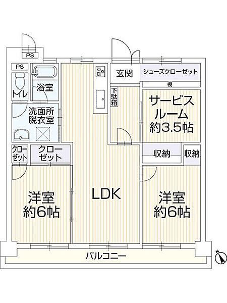 間取りを拡大表示