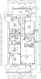 大阪ベイレジデンス 4LDKの間取図画像
