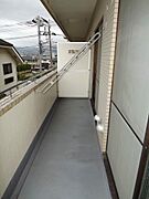 物干し付きのバルコニー