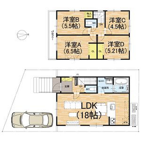間取りを拡大表示