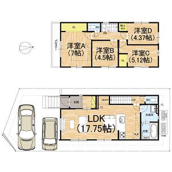 間取りを拡大表示
