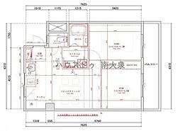 ひばりヶ丘ハイツA 2LDKの間取図画像