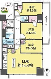シティタワー大泉学園 3LDKの間取図画像