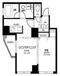 ダイアパレス関町 1LDKの間取図画像
