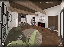 アイシスMOFUハウス　C号地 3LDKのリビング/ダイニング