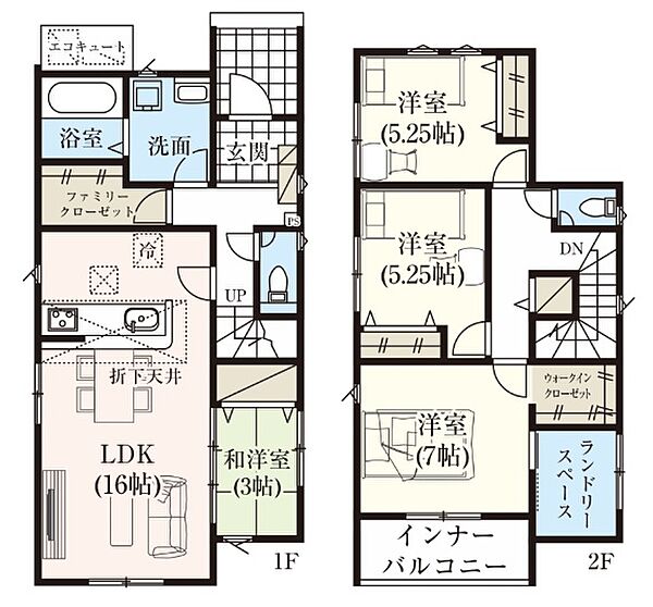 間取りを拡大表示