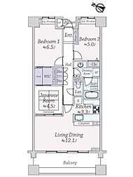 ライオンズステーションプラザ根岸ベイアーク 3LDKの間取図画像