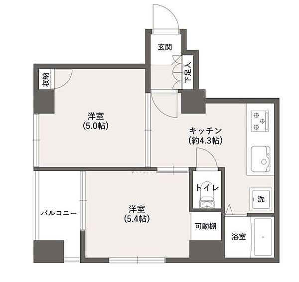 間取りを拡大表示