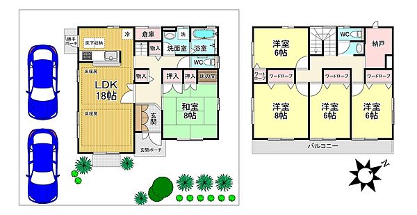間取りを拡大表示