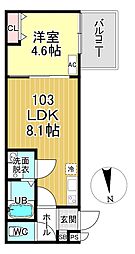 間取図画像 1LDK