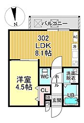 間取図画像 1LDK