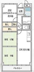 ブランミュール陶器 3LDKの間取図画像