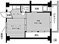 ビレッジハウス木戸4号棟3階3.4万円