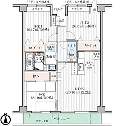 間取図画像 3LDK