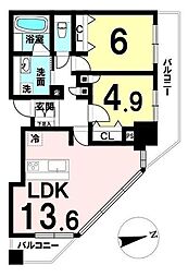 ソフィア川口ヴェルデ 2LDKの間取図画像